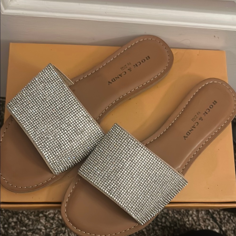 Rock & Candy Silver Glam Sandals